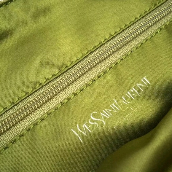 Authentic Yves Saint Laurent Canvas Tote - Picture 4 of 6